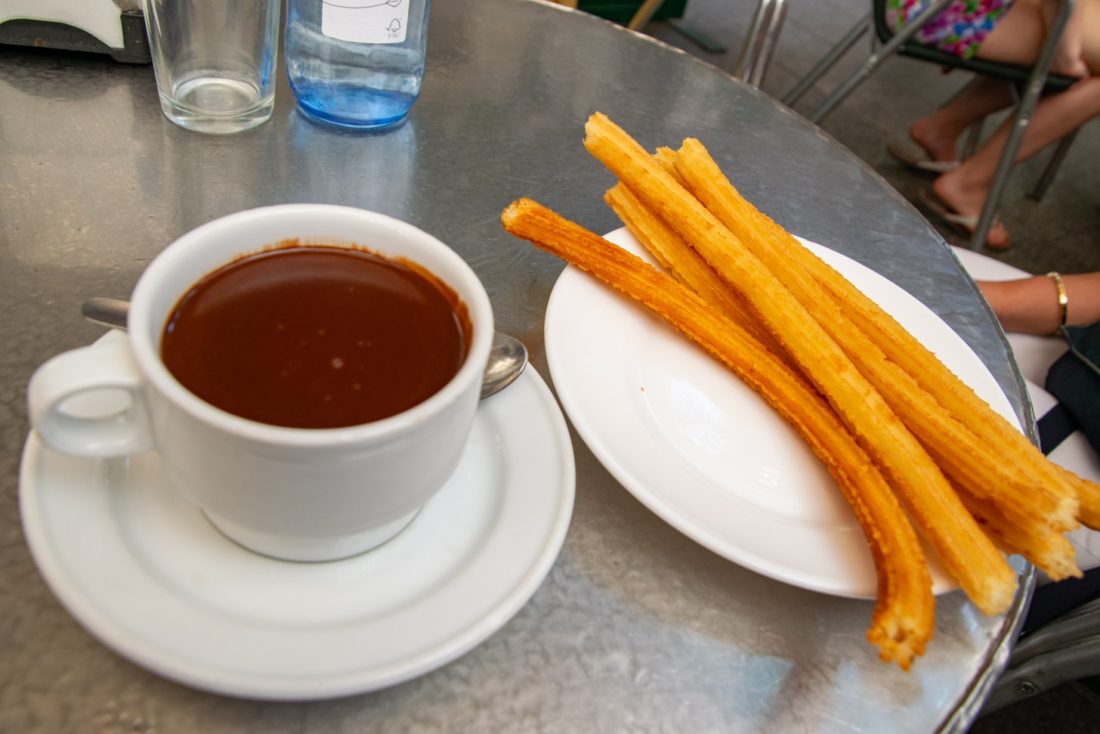 churros bij Chocolatería San Ginés